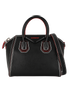 Contrast-Stitched Small Antigona, &pound;495, Handbags, Black/Red, Leather, Front view
